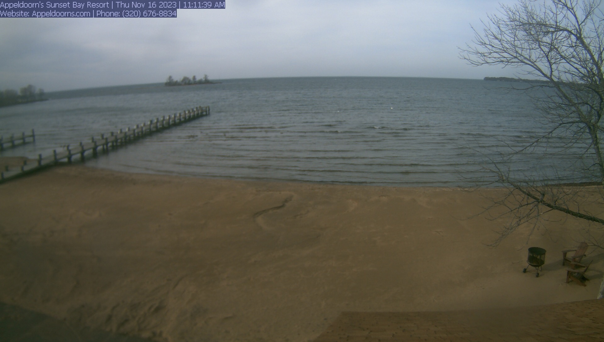 Appeldoorn's Sunset Bay Resort Eastside Mille Lacs Live Lake Webcam